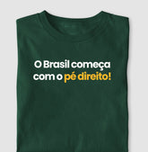 Camiseta – O Brasil Começa com o Pé Direito