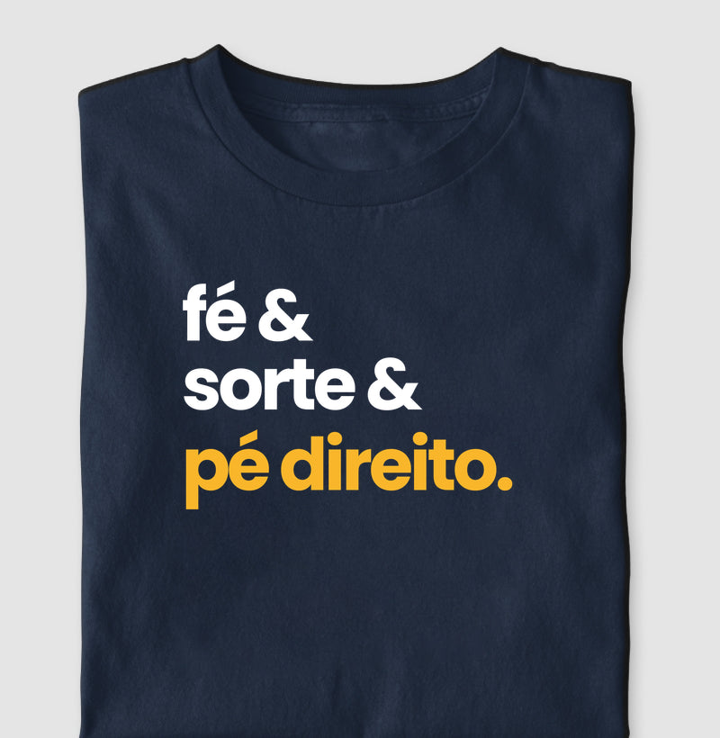 Camiseta – Fé e Sorte