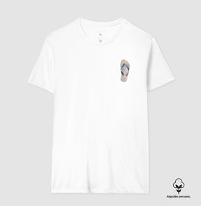 Camiseta em Algodão Peruano – Chinelo Direito