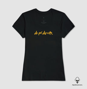 Camiseta em Algodão Peruano – Pé Direito.