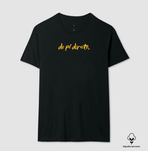 Camiseta em Algodão Peruano – Pé Direito.