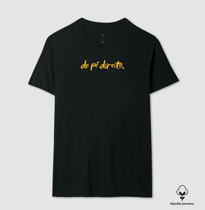 Camiseta em Algodão Peruano – Pé Direito.
