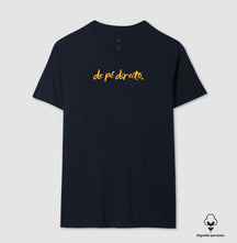 Camiseta em Algodão Peruano – Pé Direito.